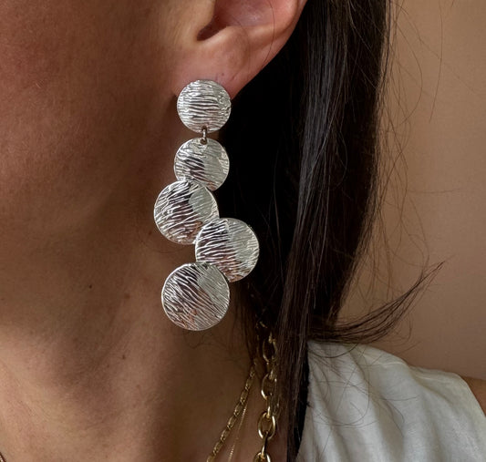 Orecchini pepite lungo