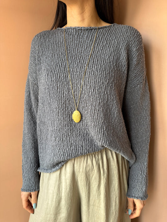 Maglia maxi Grigio Neirami