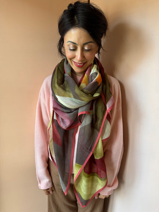 Sciarpa Elle arancio SHALLS