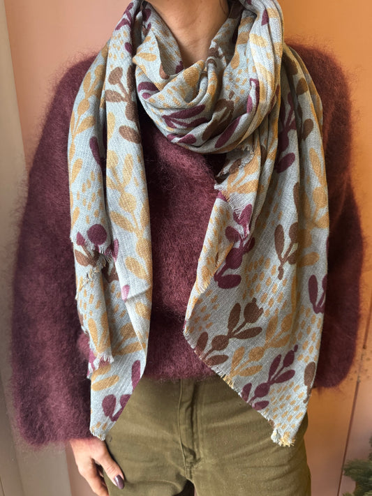 Sciarpa Castagna