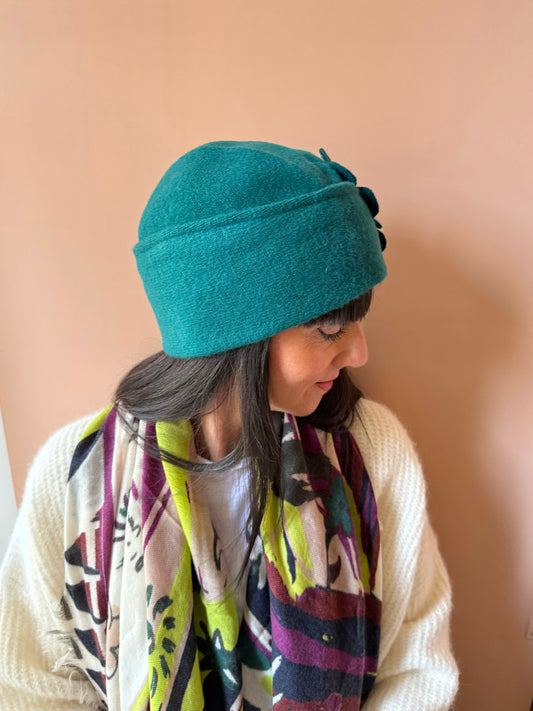Berretto Cuore smeraldo