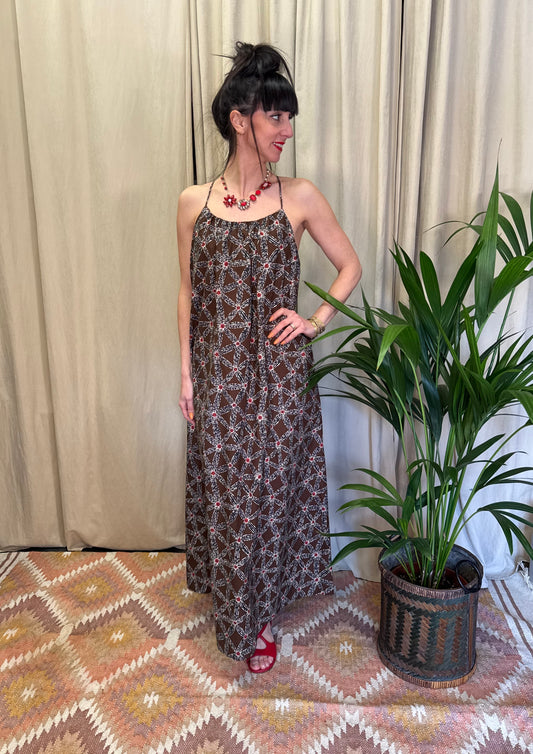 Abito spallina cacao Ottod’ame