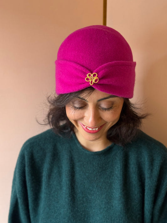 Cappello Alva fucsia Ariane Lespire