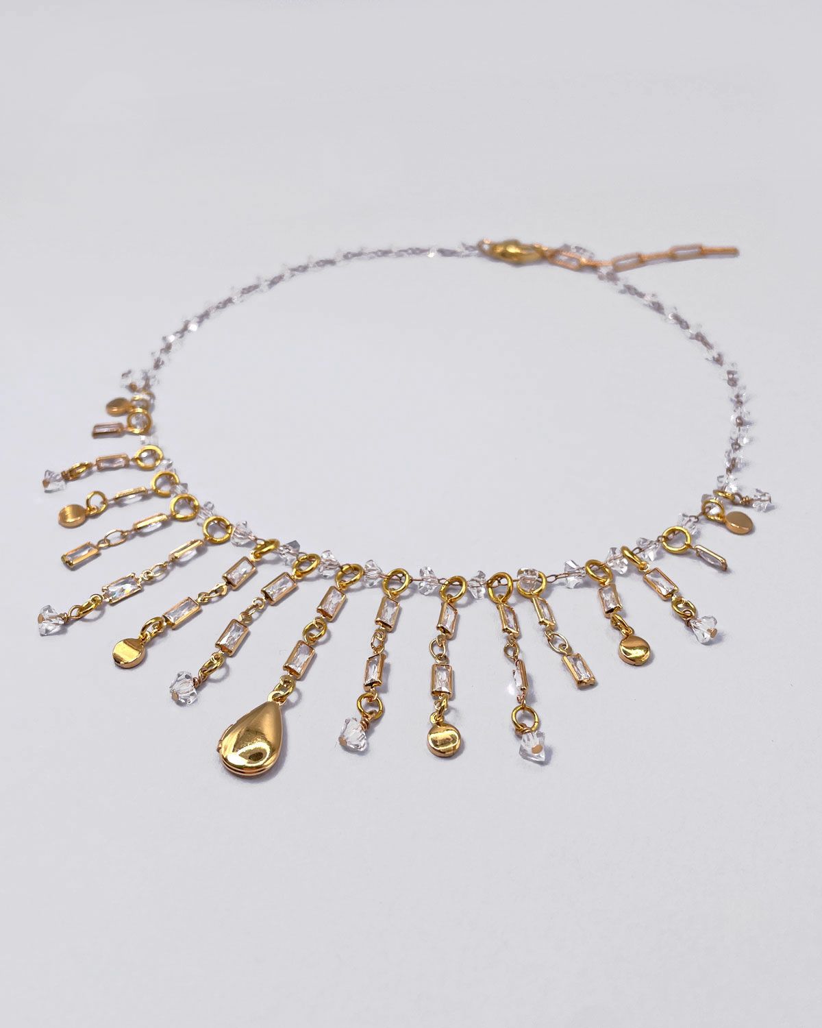 Girocollo con cascata di zirconi Susi di Re