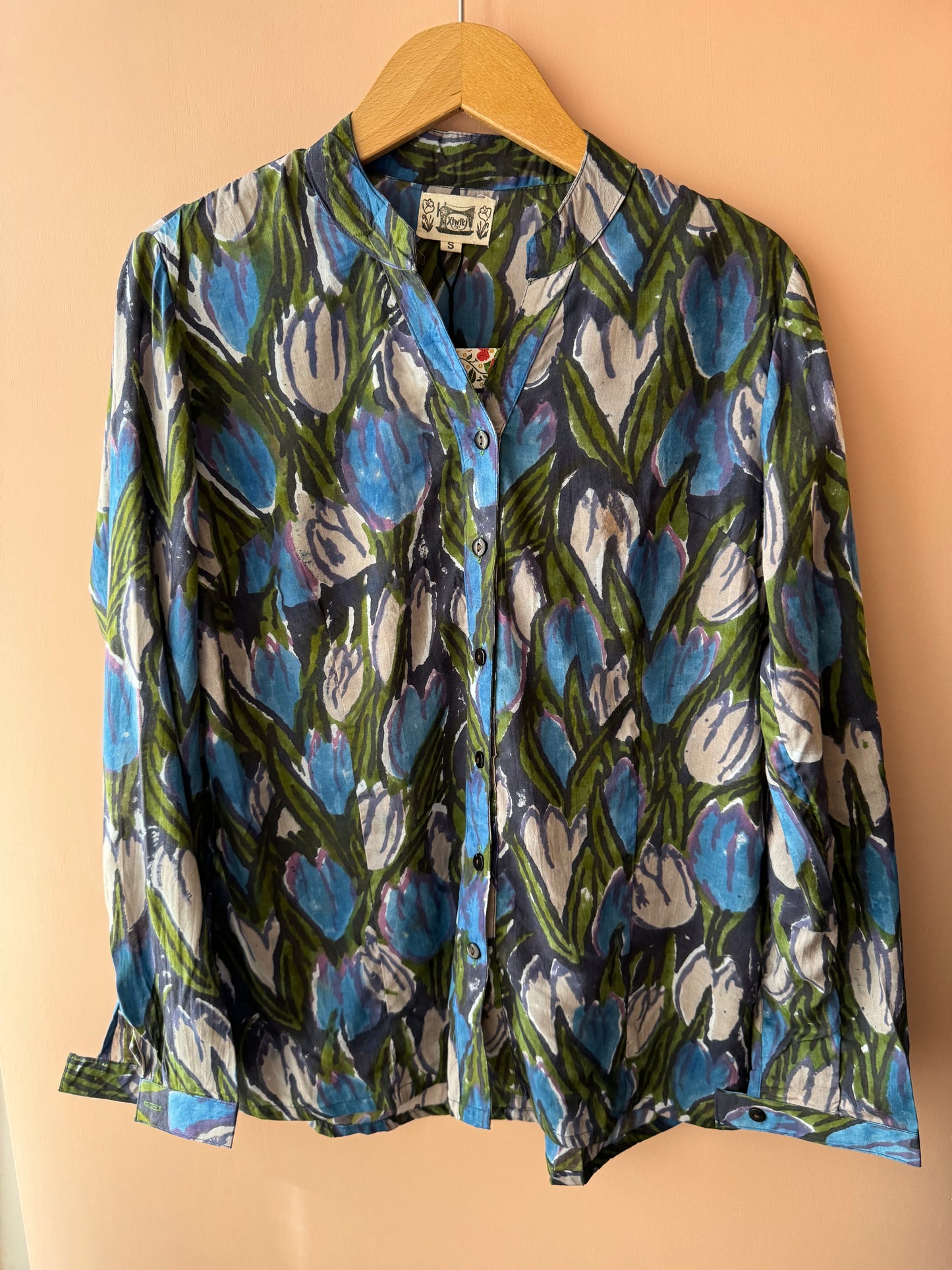 Camicia tulipani Xiwikj