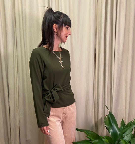 Camicia fiocco Bosco Pomandère