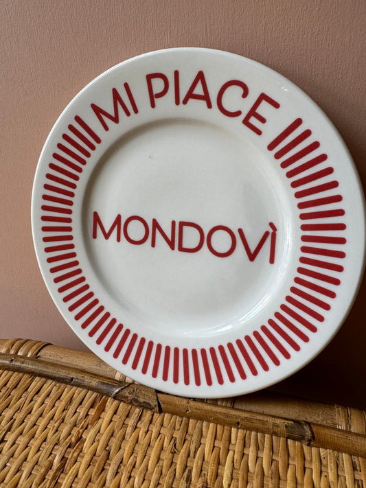 Piatto ILARIA.I “Mi piace Mondovì”