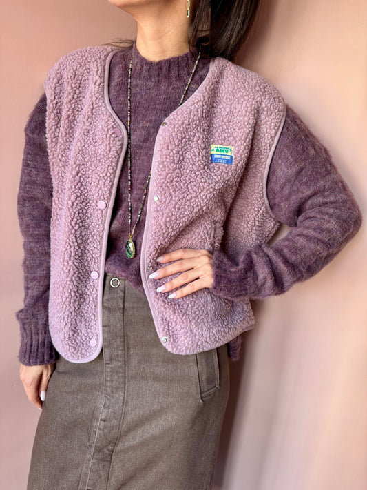 Gilet HOK malva American Vintage