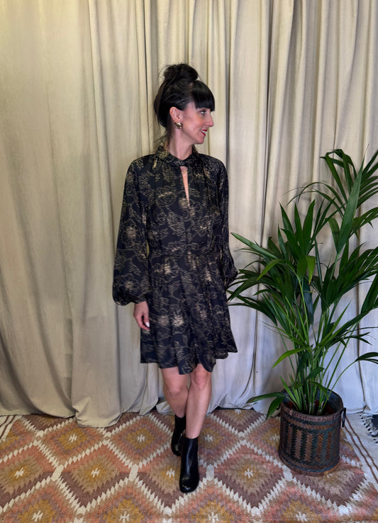 Abito corto nero Ottod’ame