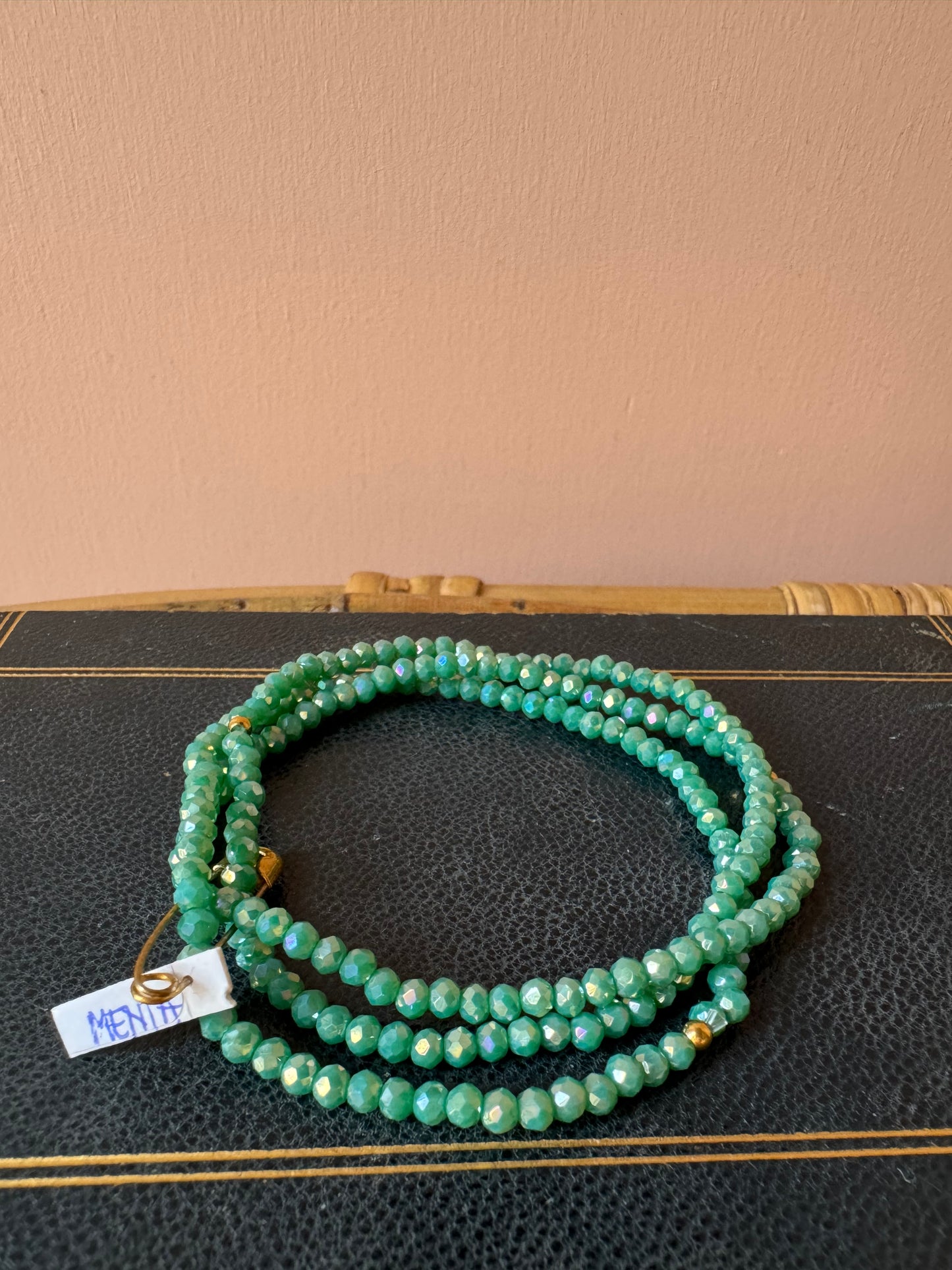 Bracciali cristallini elastici