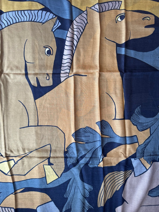 Sciarpa Cavale blu Inoui