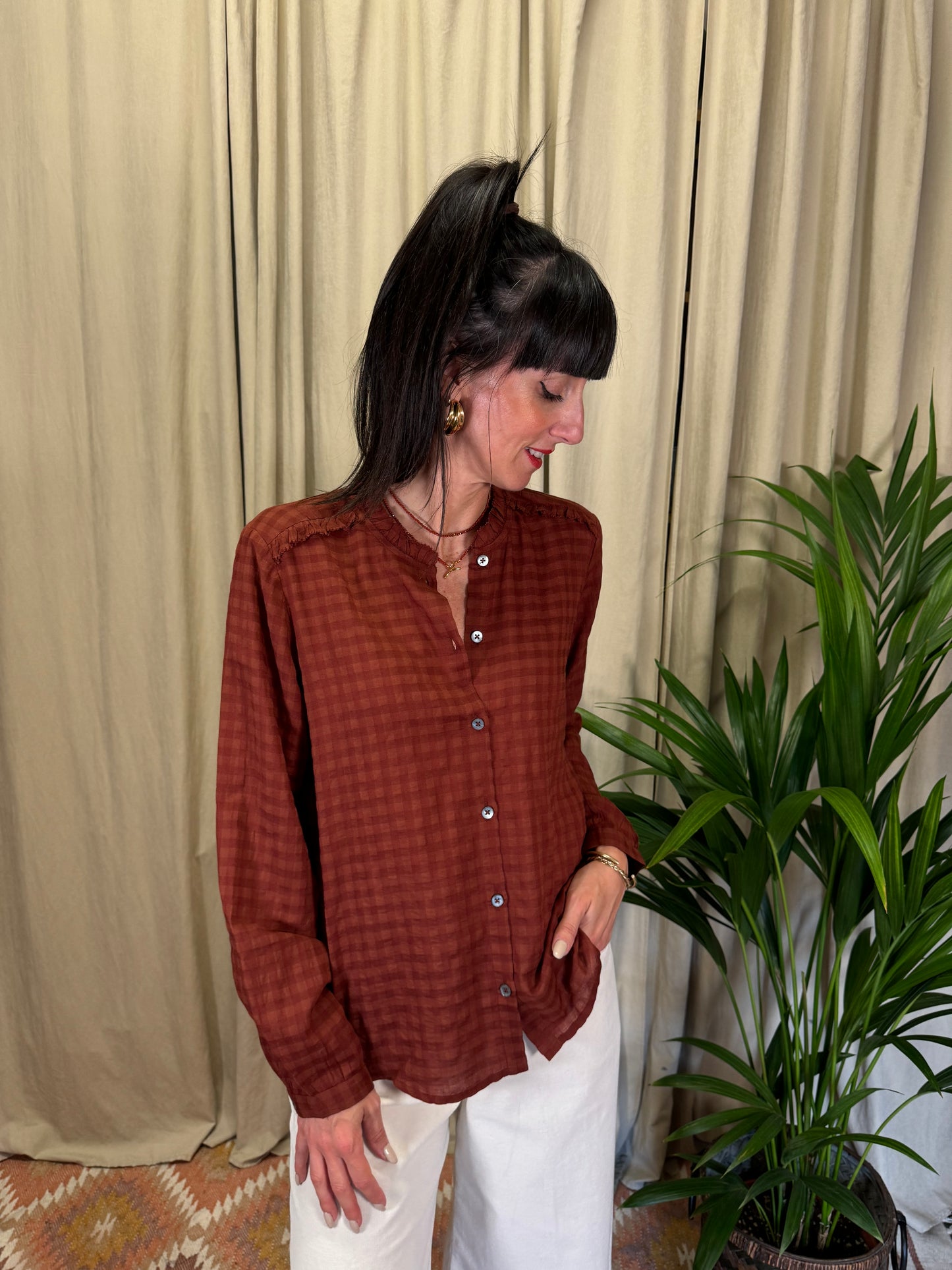 Camicia quadretti terra NiceThings