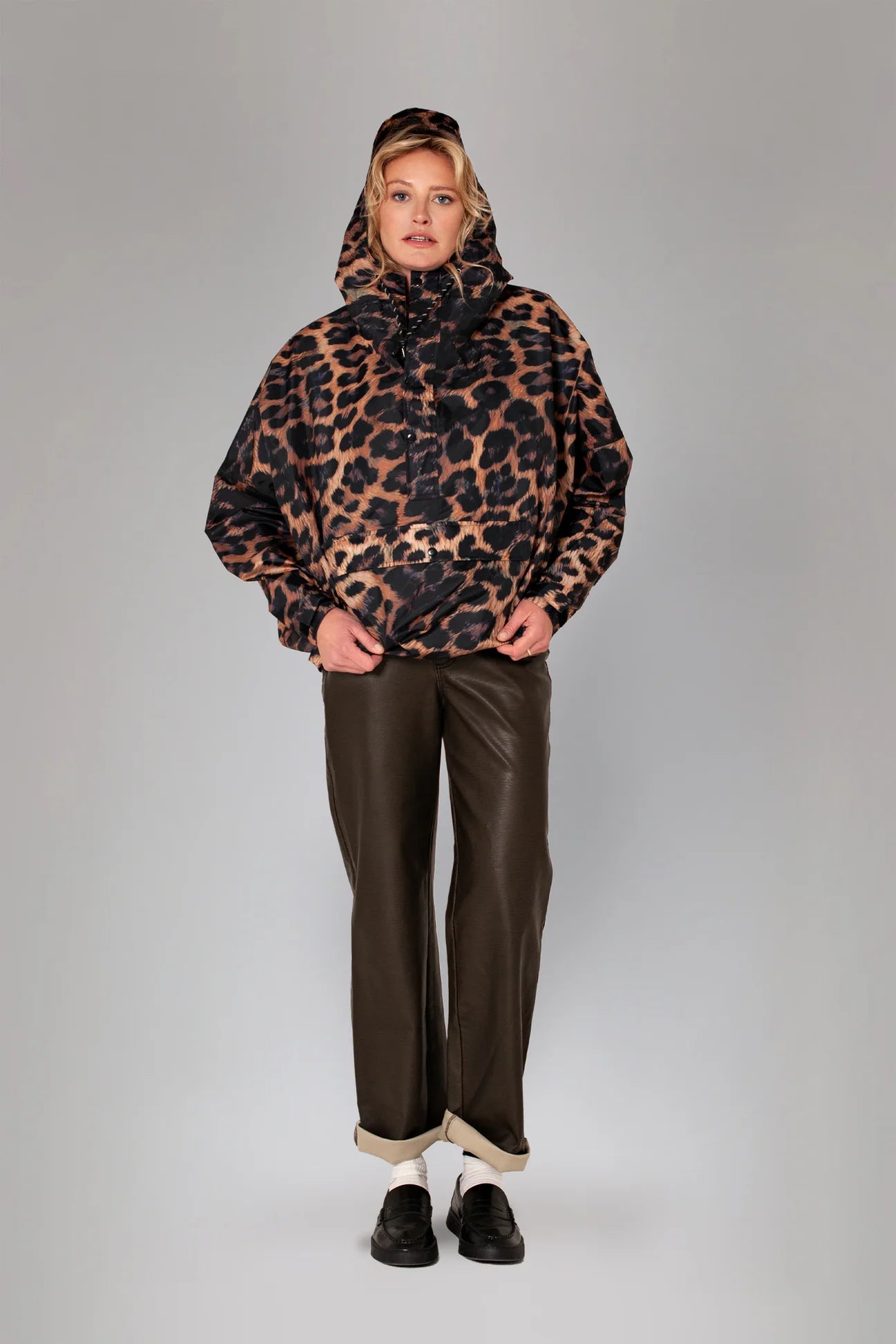 Anorak dark leopard RAIN KISS