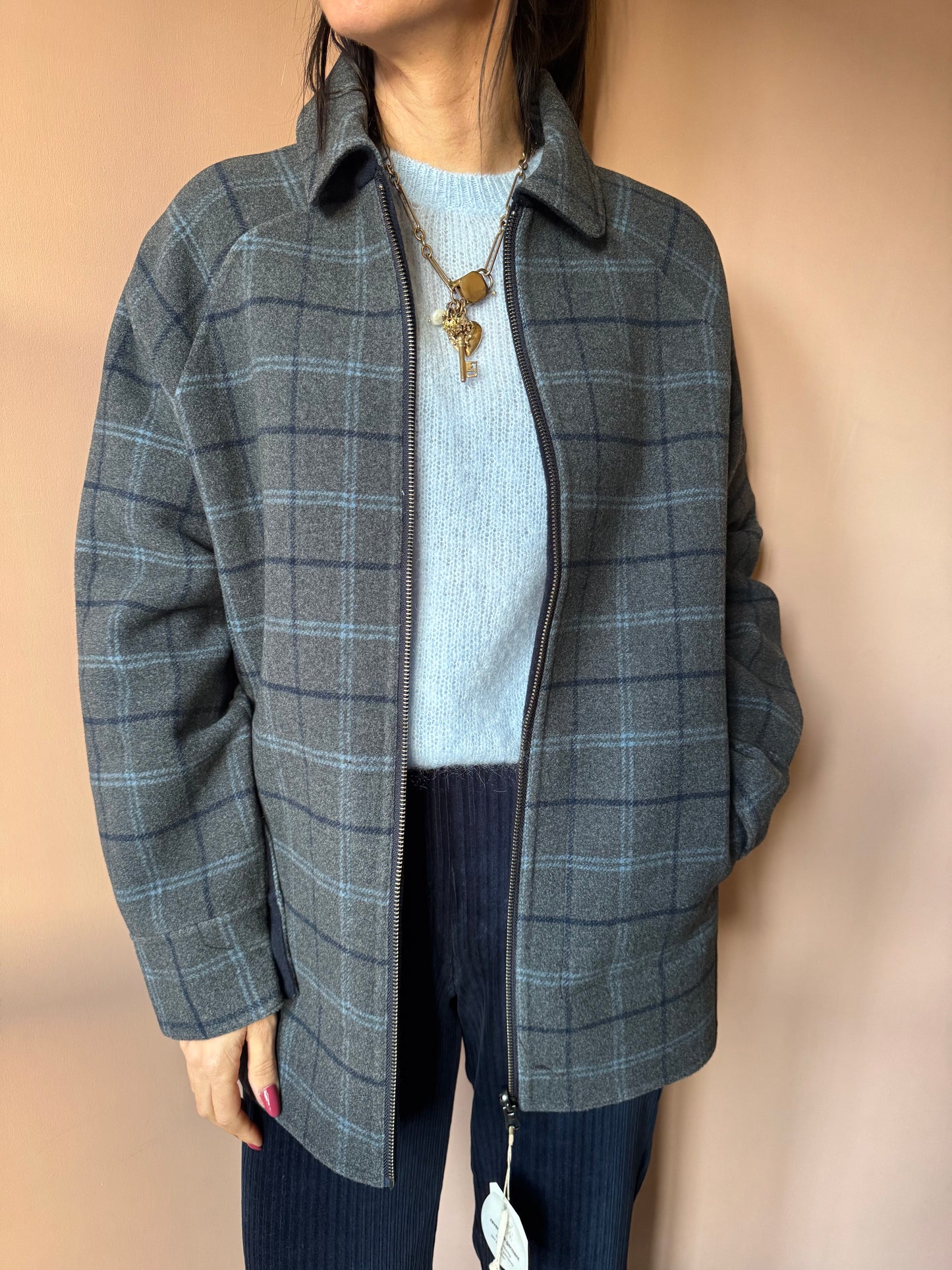 Giacca reversibile quadri NiceThings