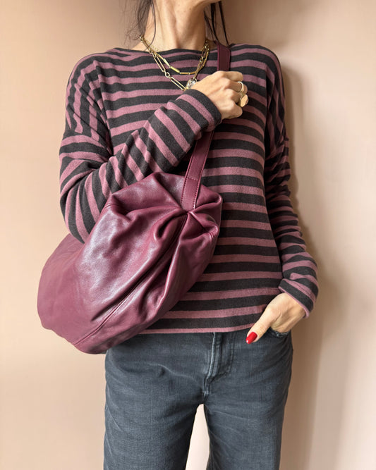 Borsa a tracolla bordeaux