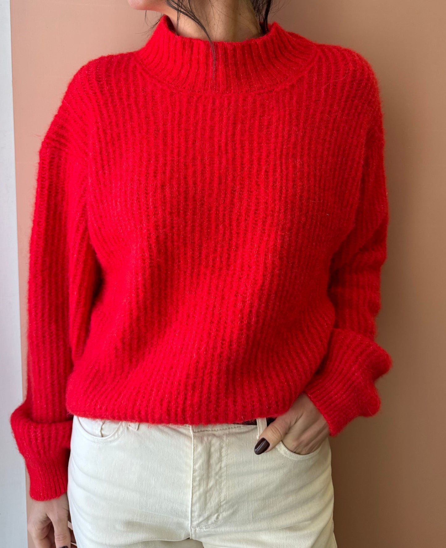 Maglione rosso East American Vintage