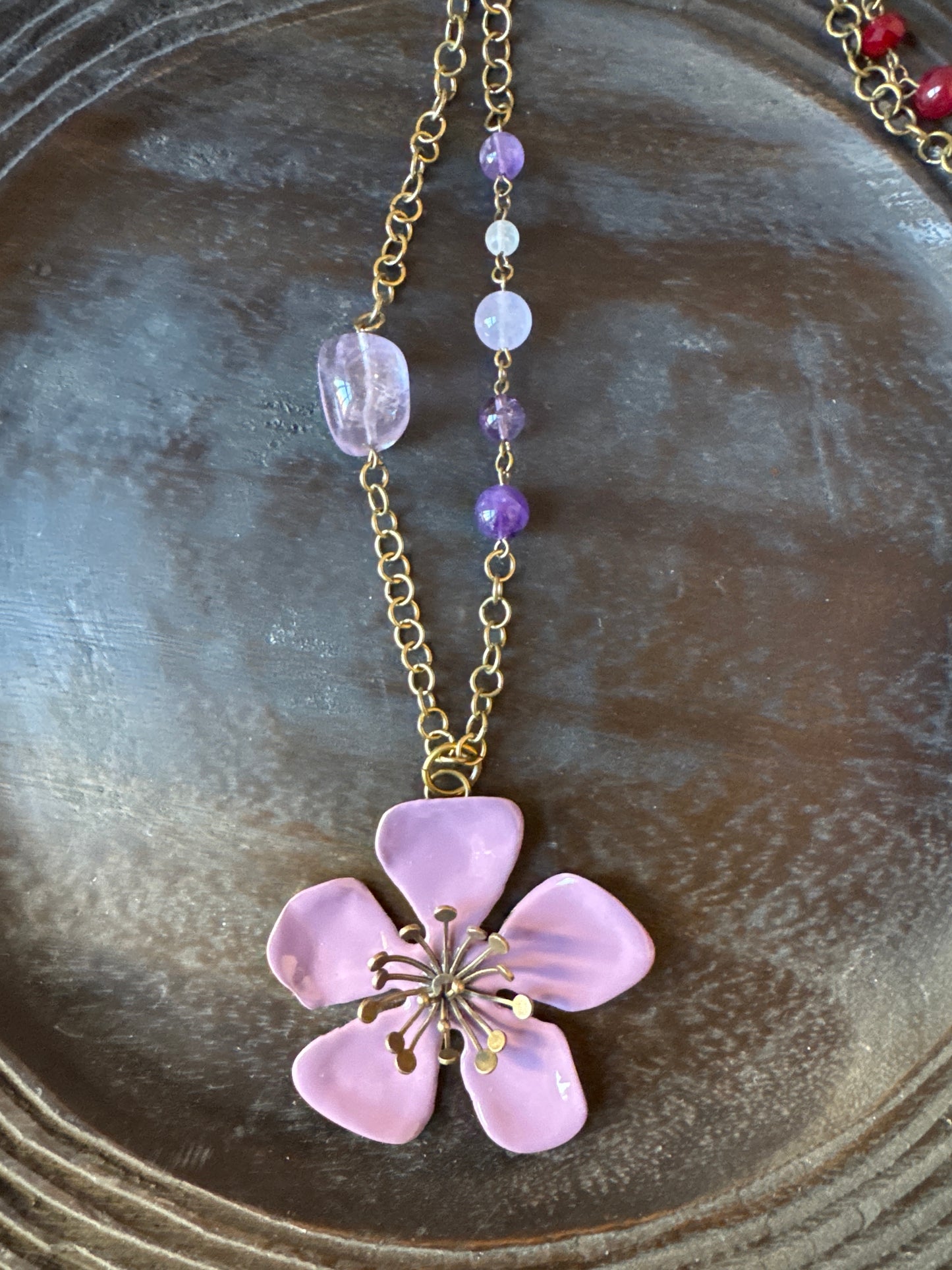 Collane fiore smaltato Unique