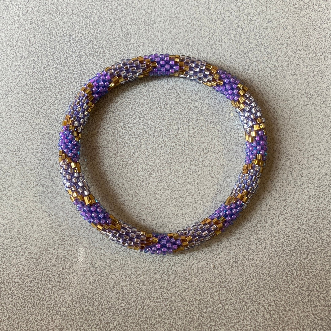 Bracciali tubolari con perline