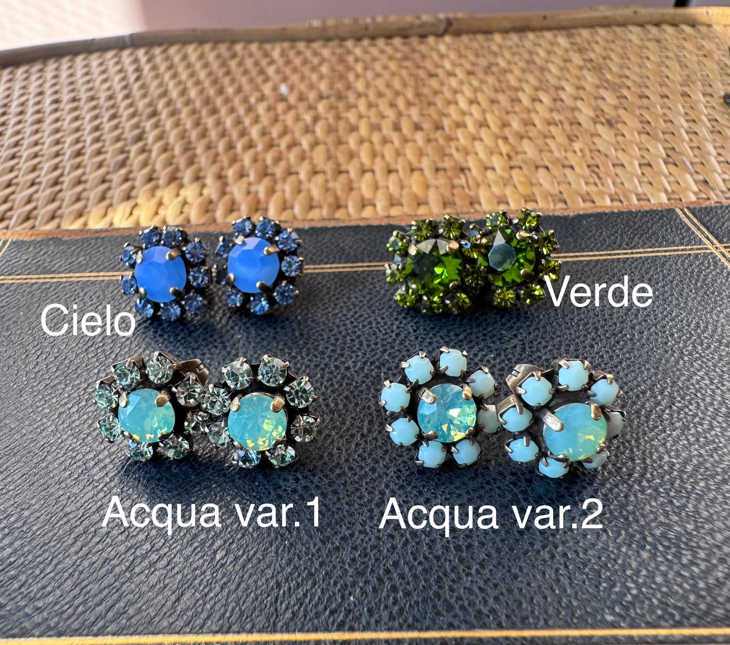 Orecchini Margheritina strass Unique