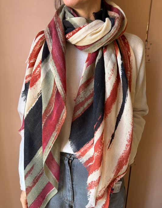 Sciarpa Cracatoa rosso Ordi.to