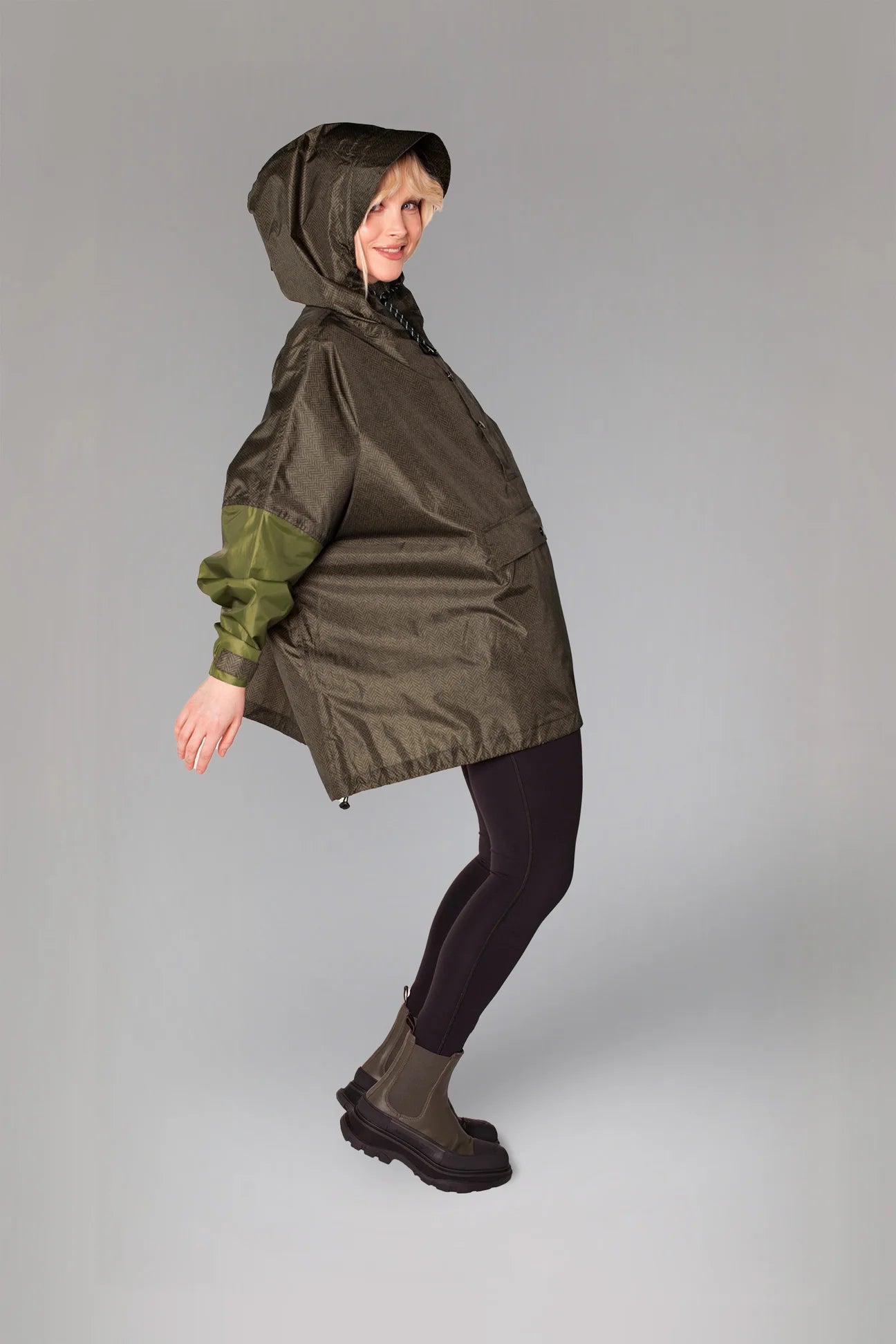 Anorak verde RAIN KISS