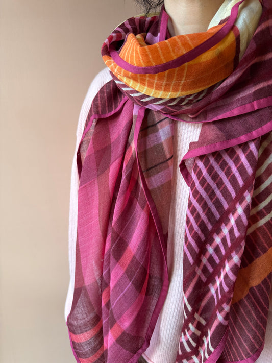 Sciarpa Naomi fucsia SHALLS