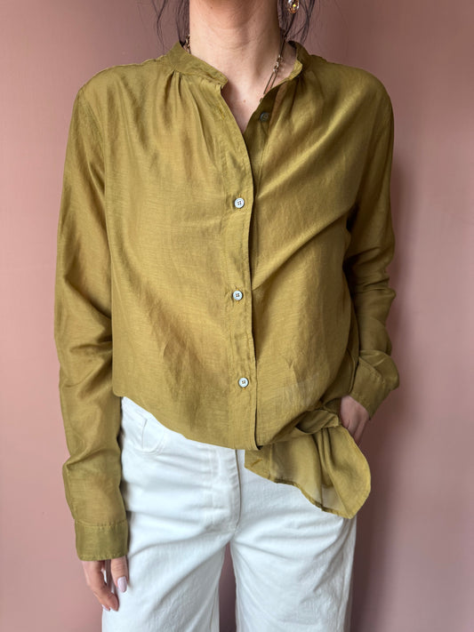 Camicia verde Pomandére