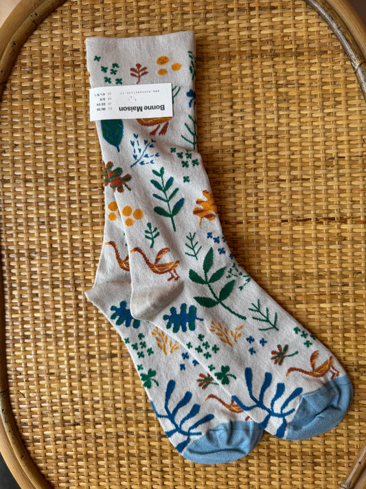 Calze foglie Bonne Maison