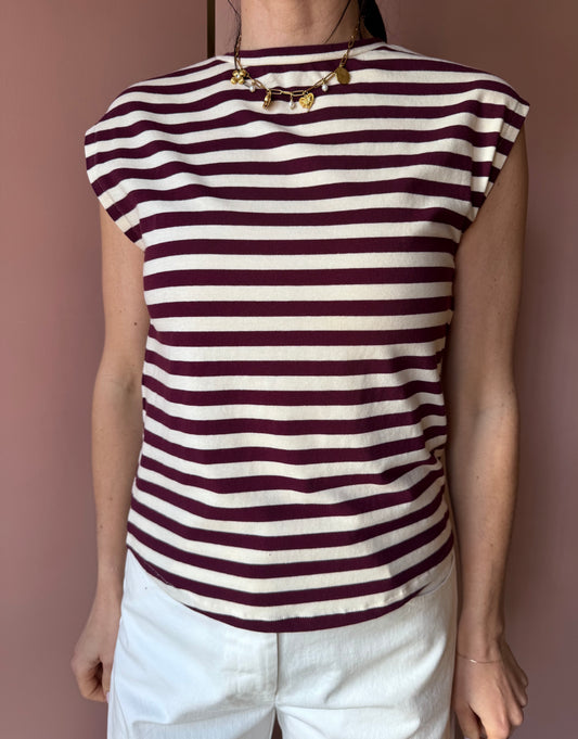 Top Vika riga bordeaux Madame Venice