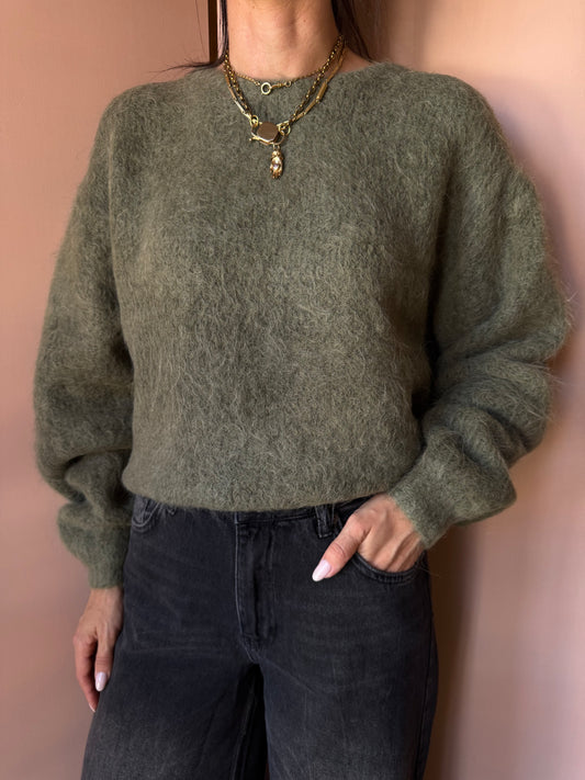 Maglione NIB verde American Vintage