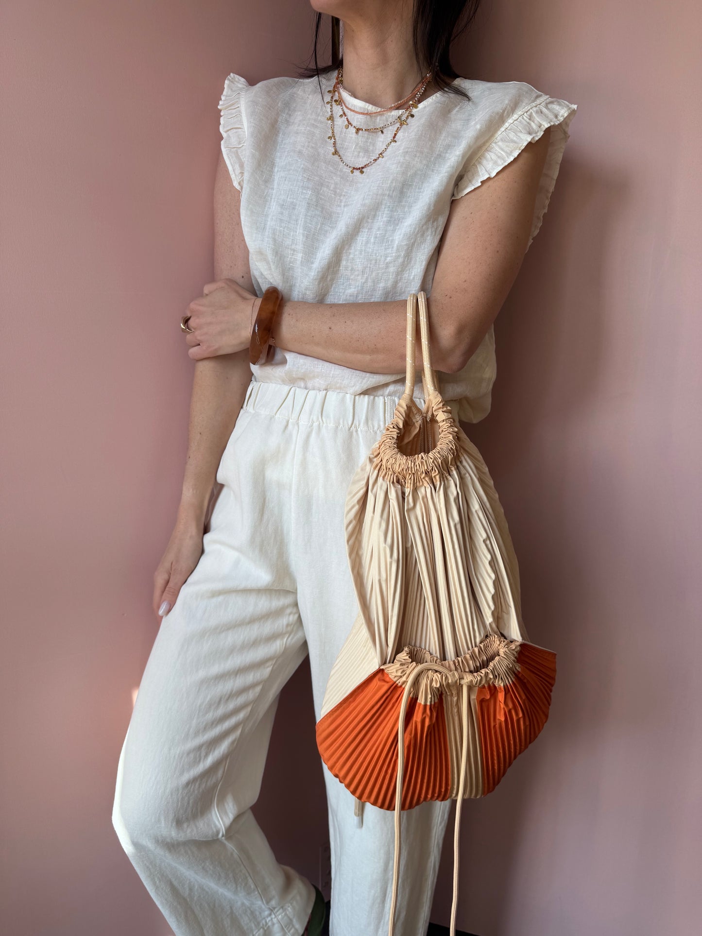 Pantaloni Penelope naturale Madame Venice