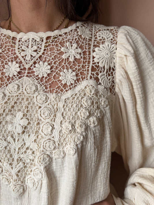 Blusa Riya panna Louise Misha