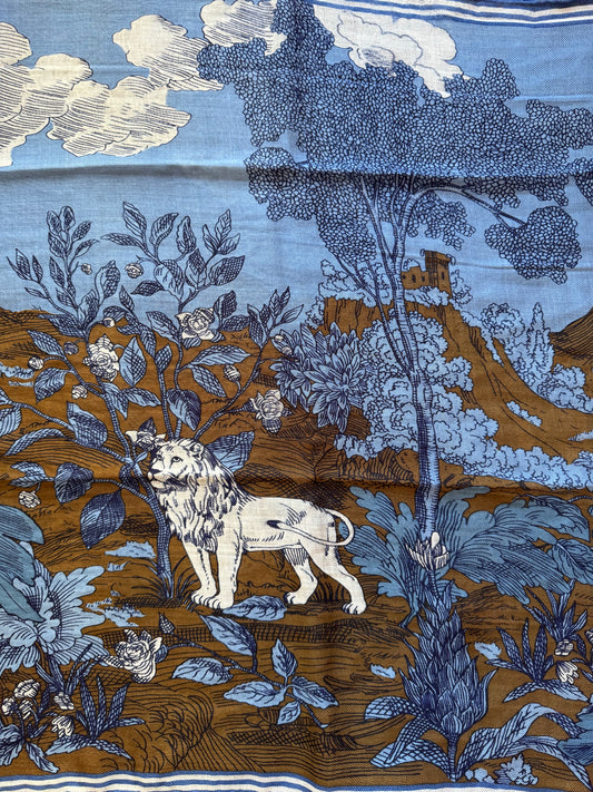 Sciarpa Histoire blu Inoui