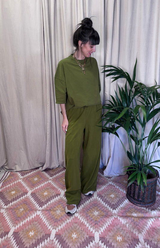 T-shirt AFO verde American Vintage
