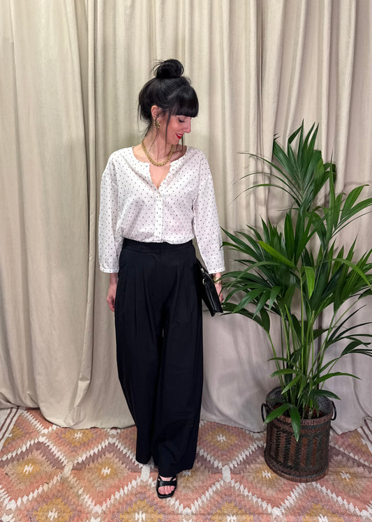 Pantaloni pence nero Ottod’ame