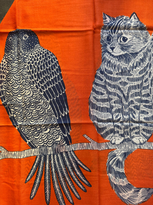 Sciarpa Chouette arancio Inoui