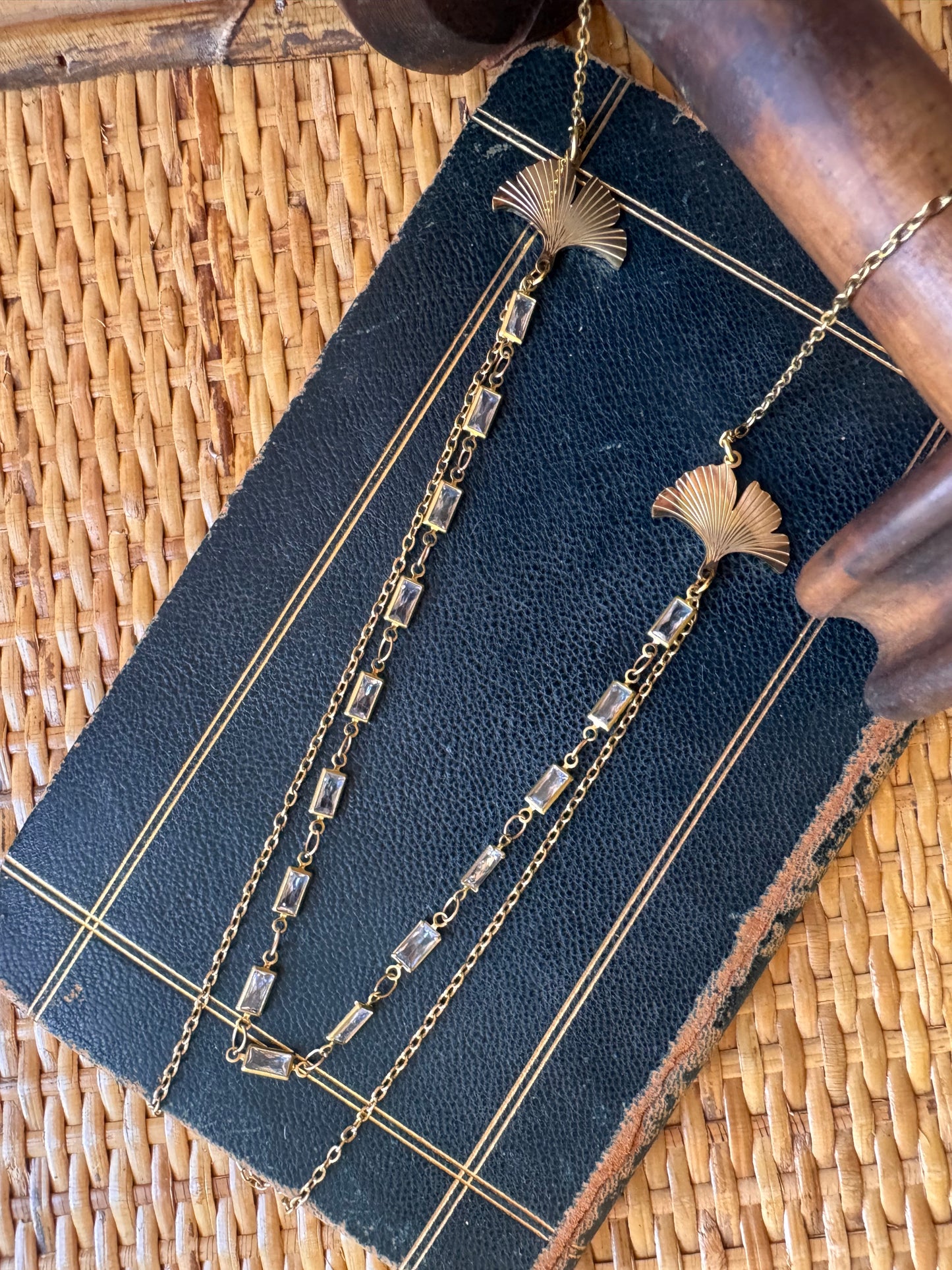 Collana lunga Gingko