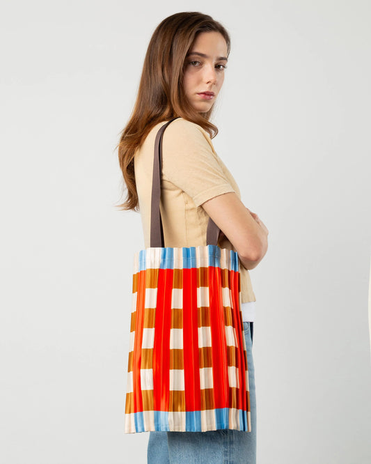 Tote Bag Multitudes Marsala