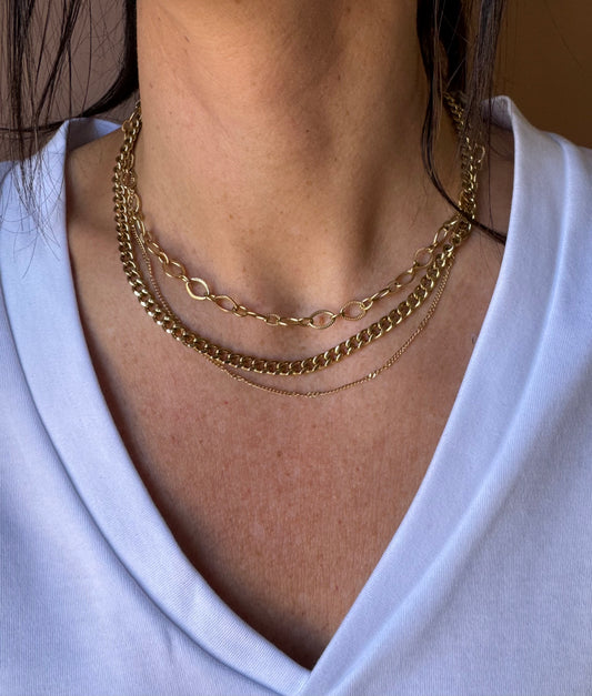 Girocollo catene multigiri