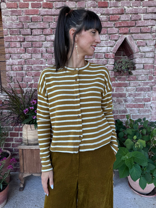 Cardigan Leah riga olio Mama B