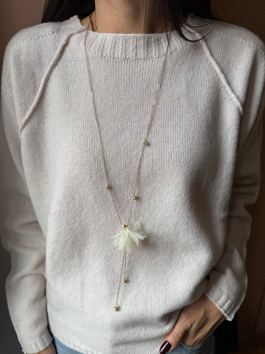 Collana lunga fiocco
