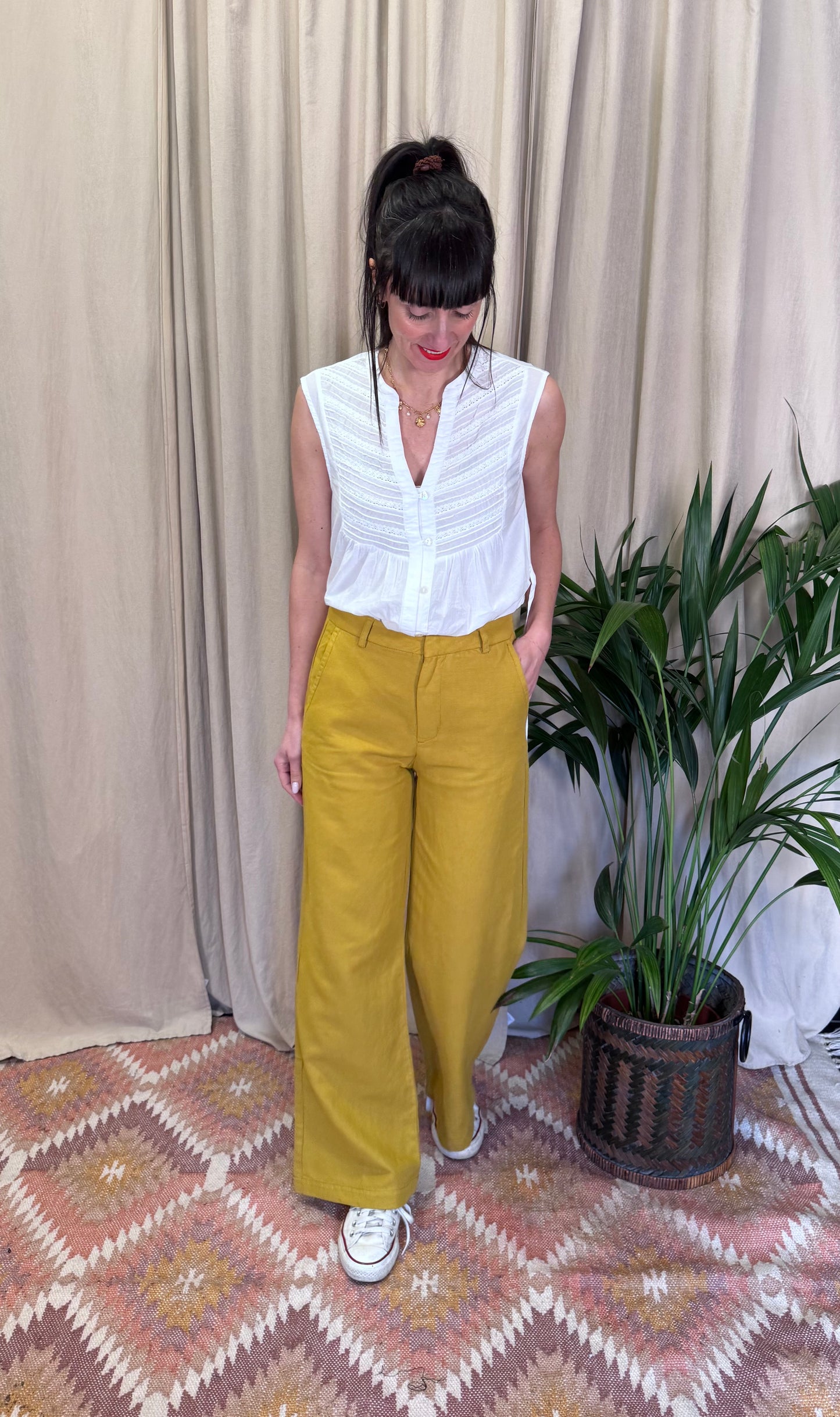 Pantaloni lime Pixie Madame Venice