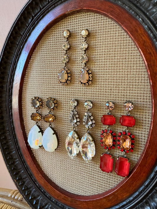 Orecchini Barocco Unique 1 bordo strass