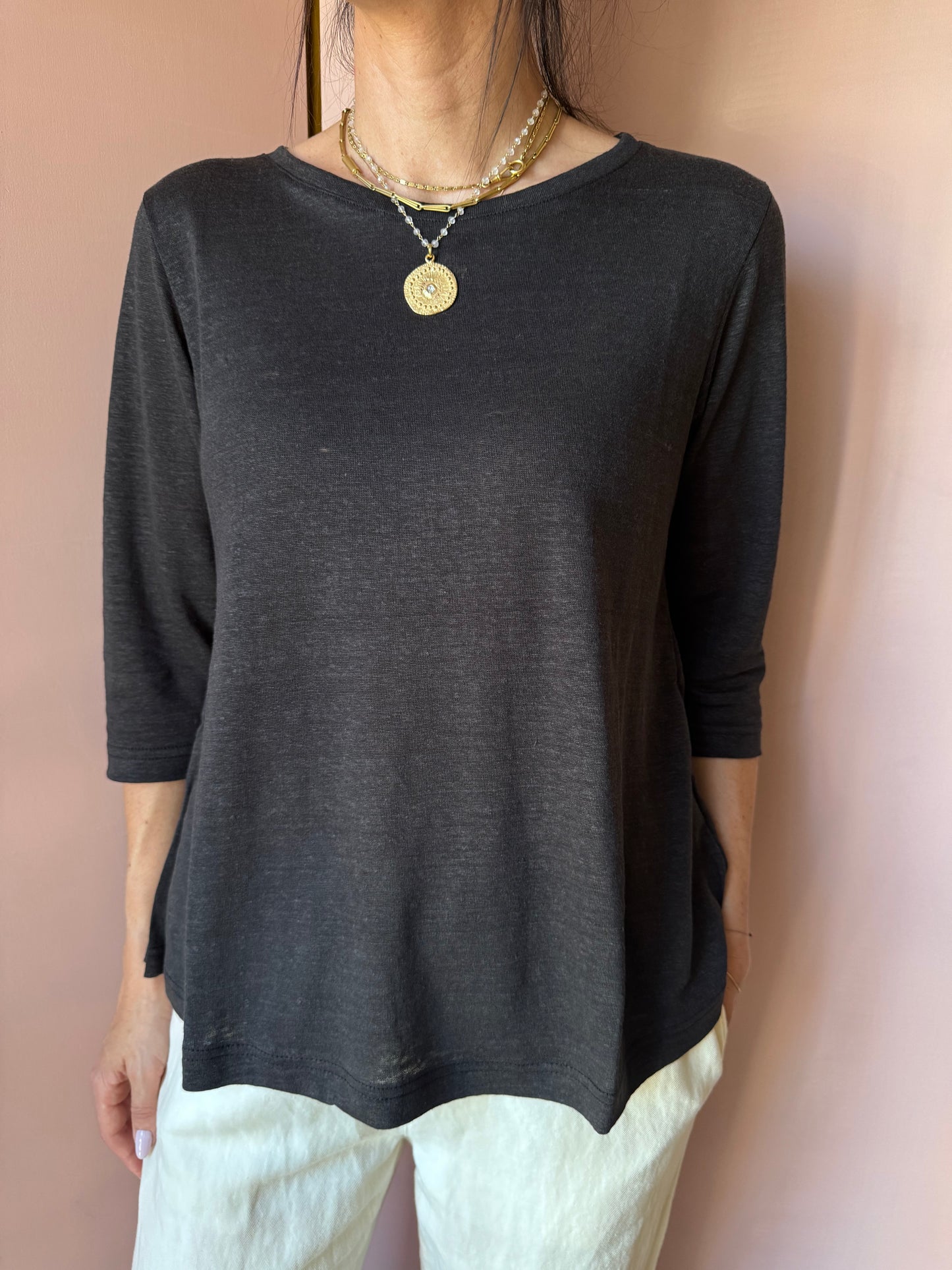 T-shirt Lattea antracite MamaB
