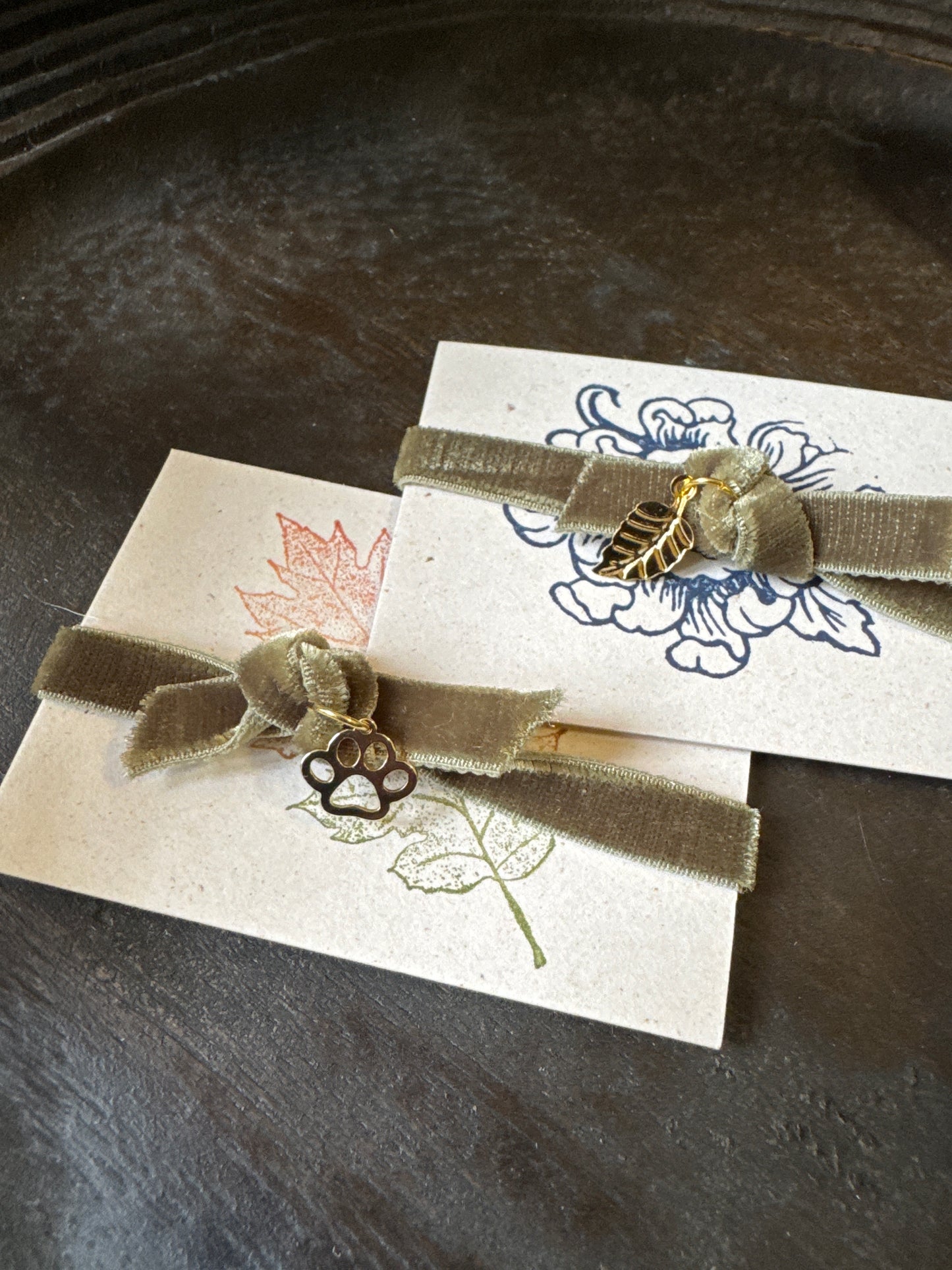 Bracciali in velluto Brioche Handmade