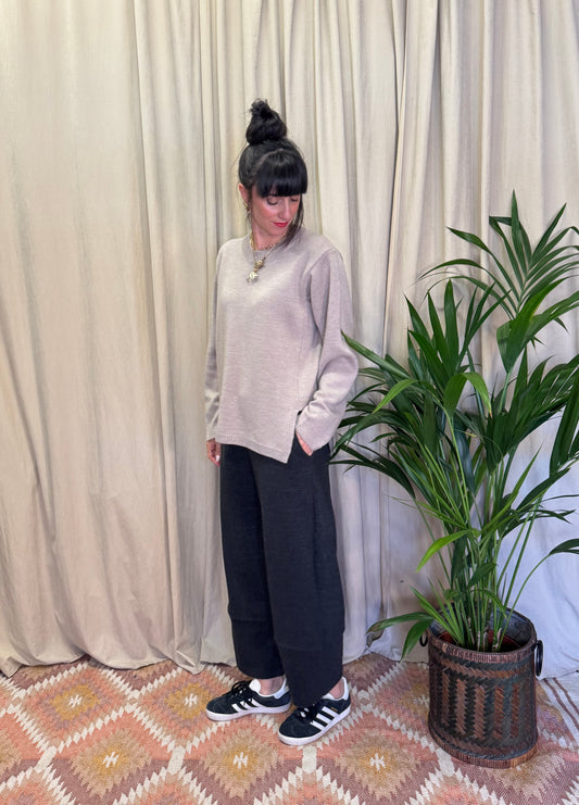 Pantaloni Mira antracite MamaB