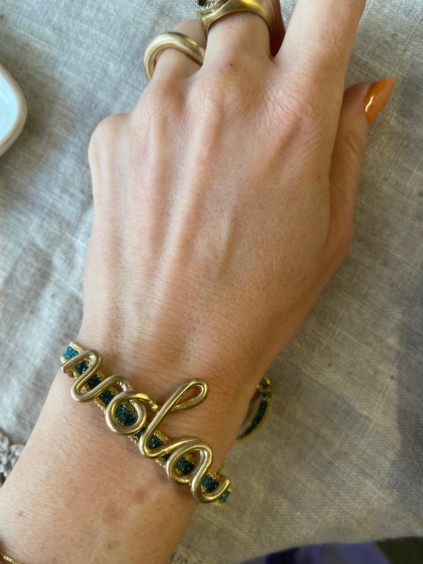 Bracciale VOLA con cordino ELASTICO L|UNA