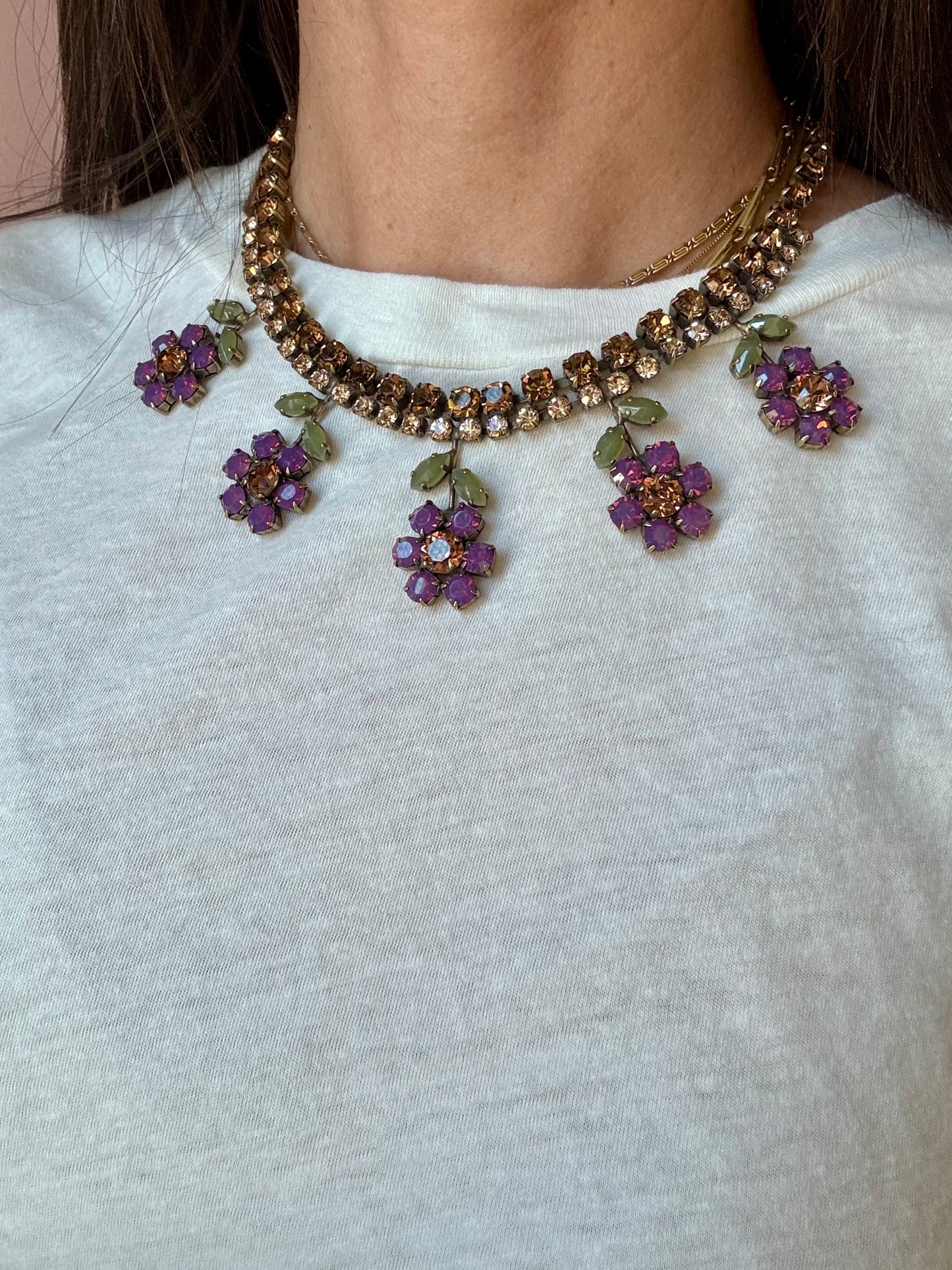 Collana Fiorella lilla UNIQUE