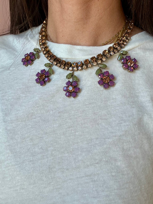 Collana Fiorella lilla UNIQUE
