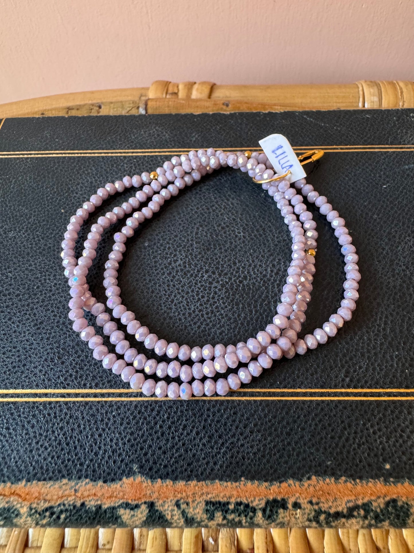 Bracciali cristallini elastici